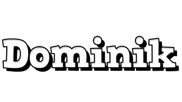Dominik snowing logo