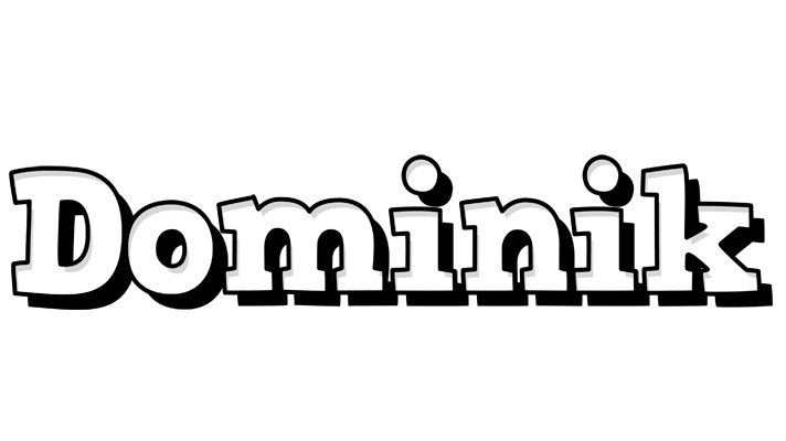 Dominik snowing logo