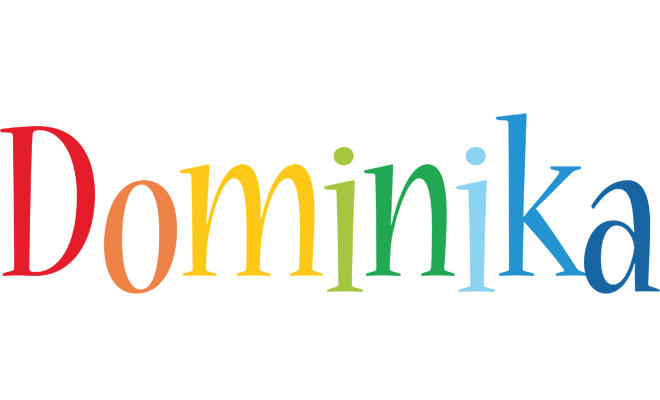 Dominika birthday logo