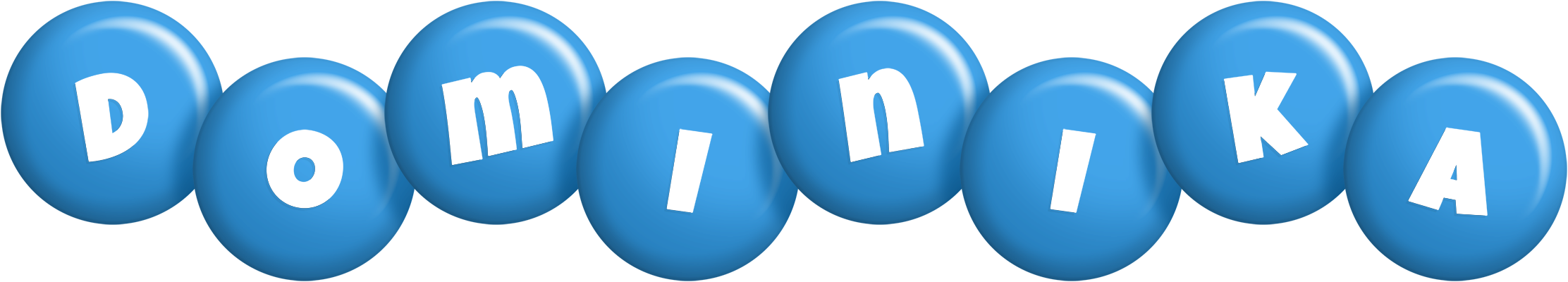 Dominika candy-blue logo