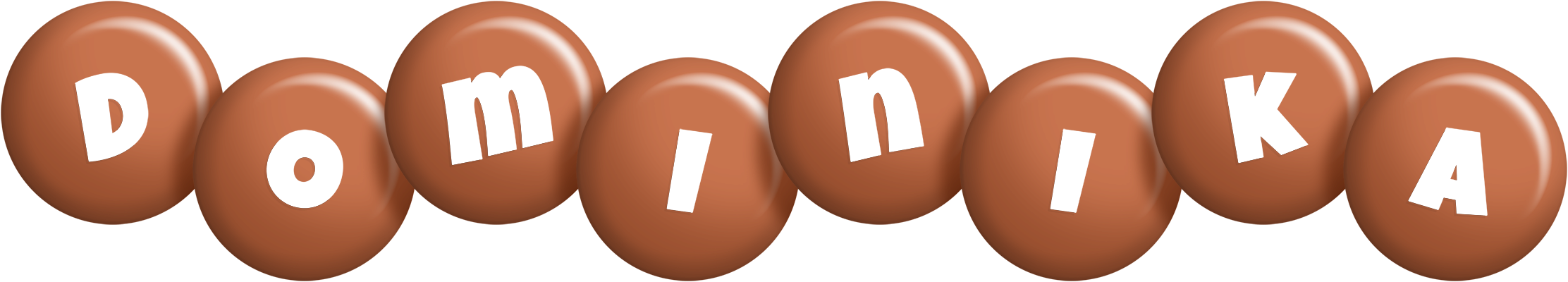 Dominika candy-brown logo