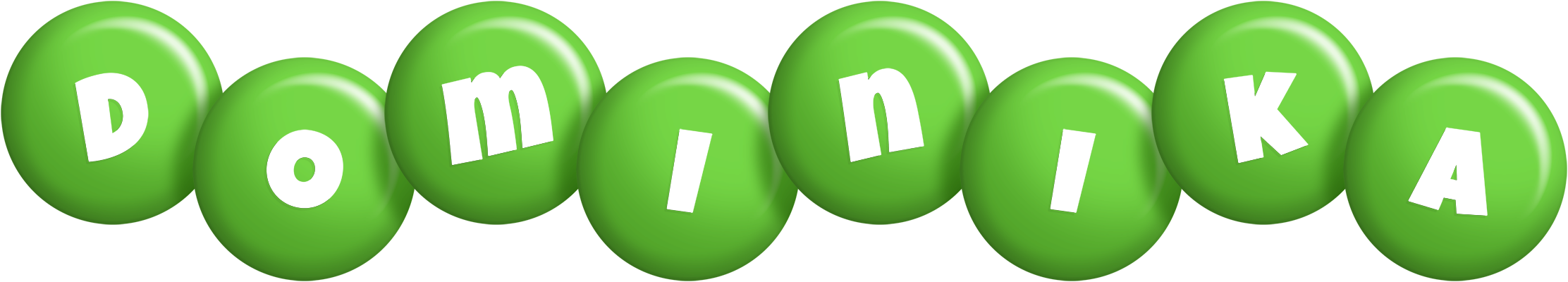 Dominika candy-green logo