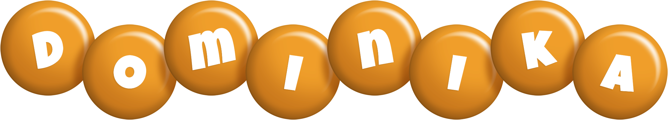 Dominika candy-orange logo