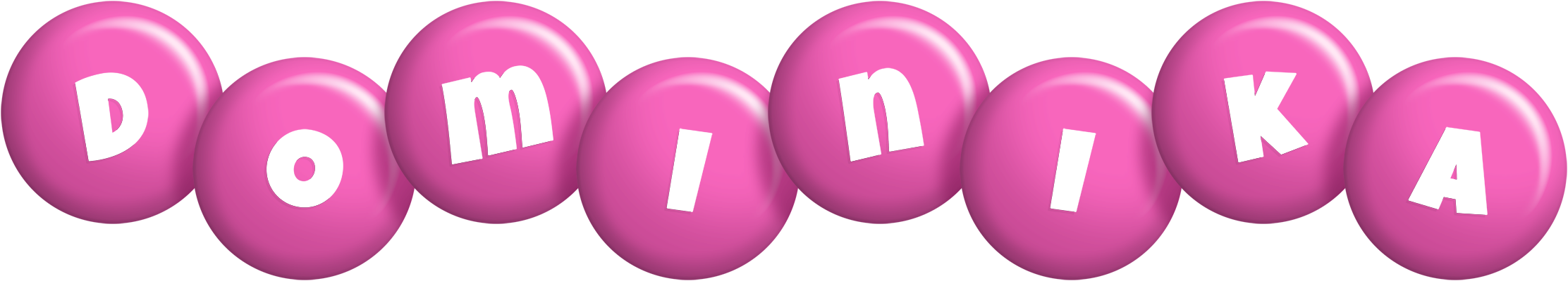 Dominika candy-pink logo