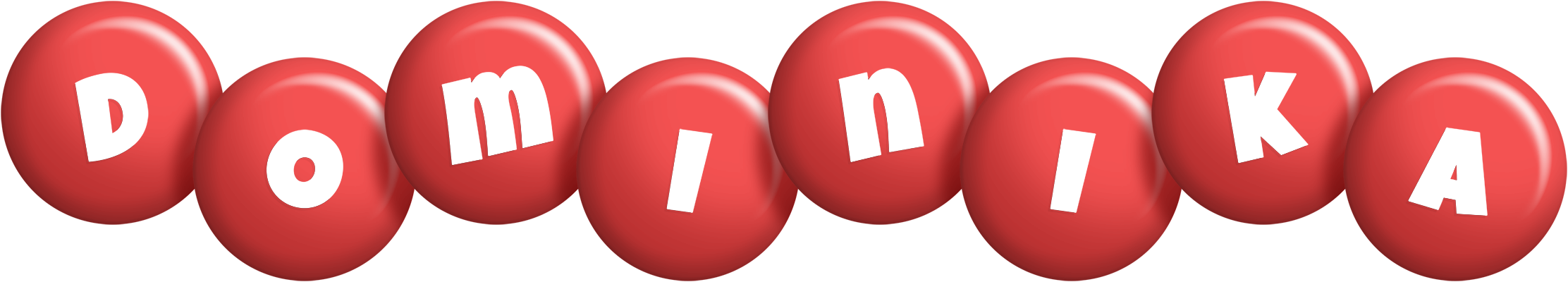 Dominika candy-red logo