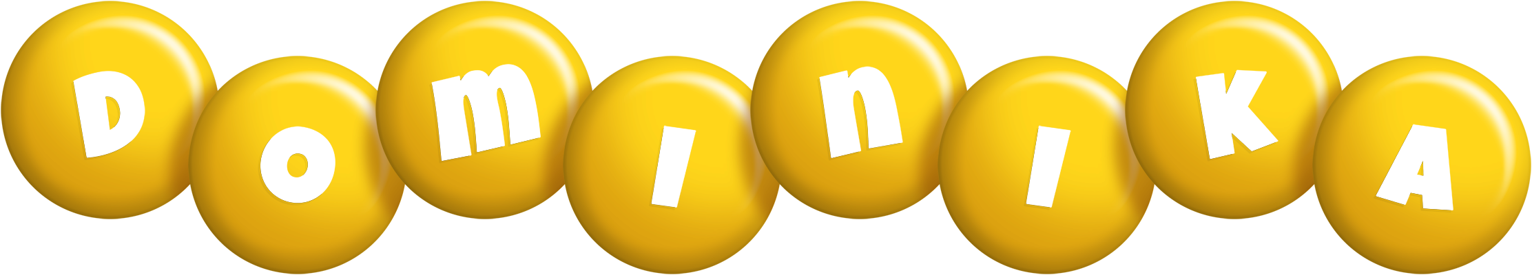 Dominika candy-yellow logo