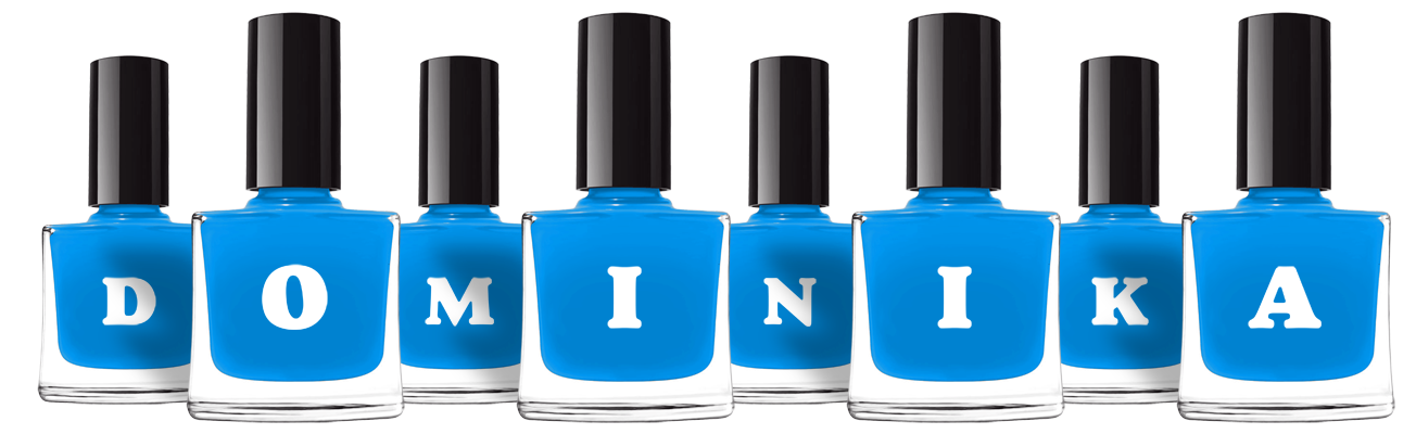 Dominika glossy logo
