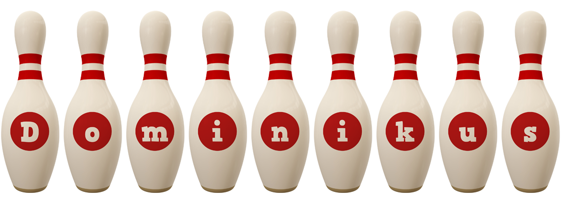 Dominikus bowling-pin logo