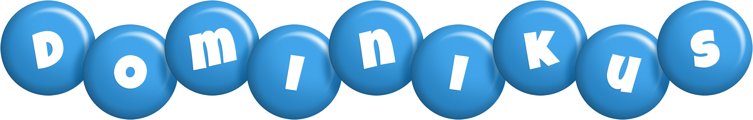 Dominikus candy-blue logo