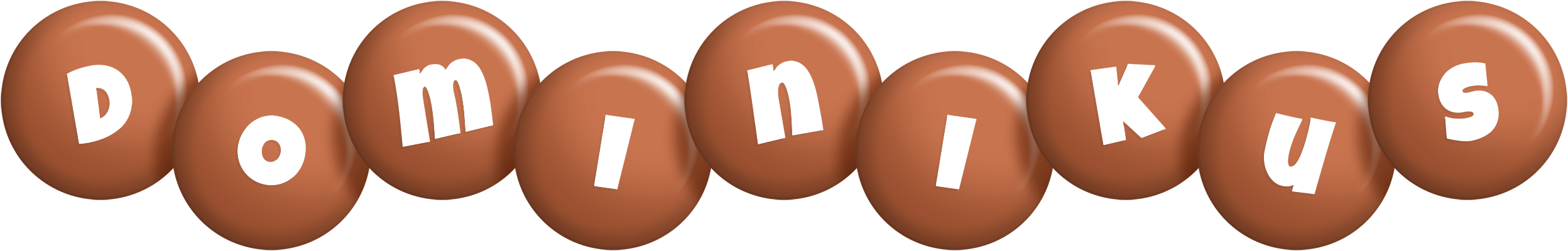 Dominikus candy-brown logo