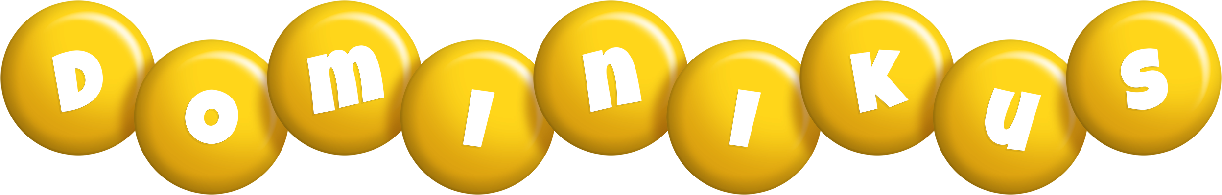 Dominikus candy-yellow logo