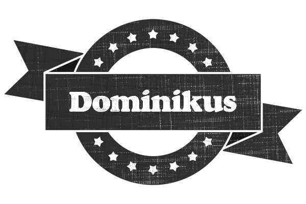 Dominikus grunge logo