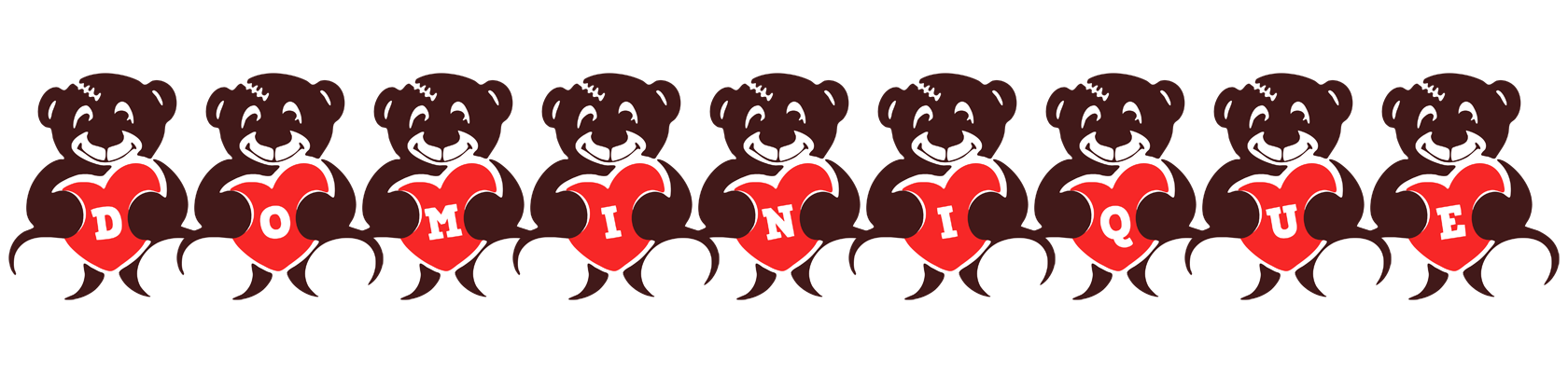 Dominique bear logo