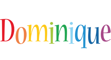 Dominique birthday logo