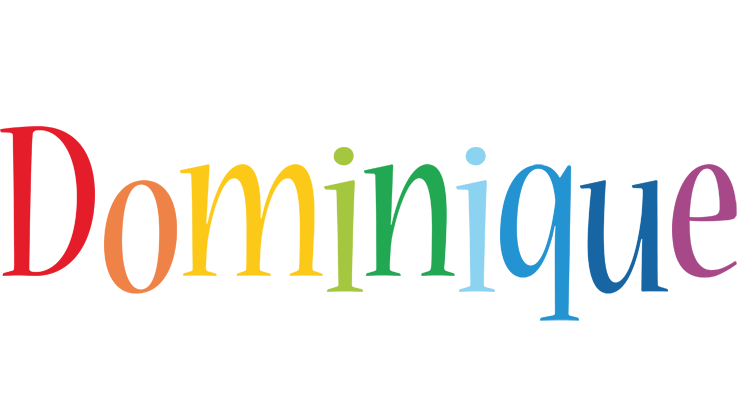 Dominique birthday logo