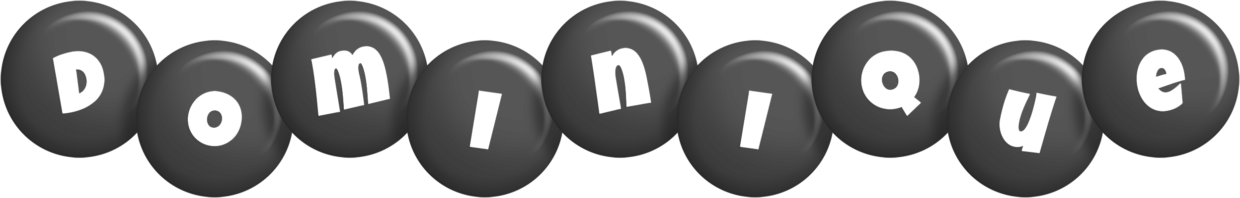 Dominique candy-black logo