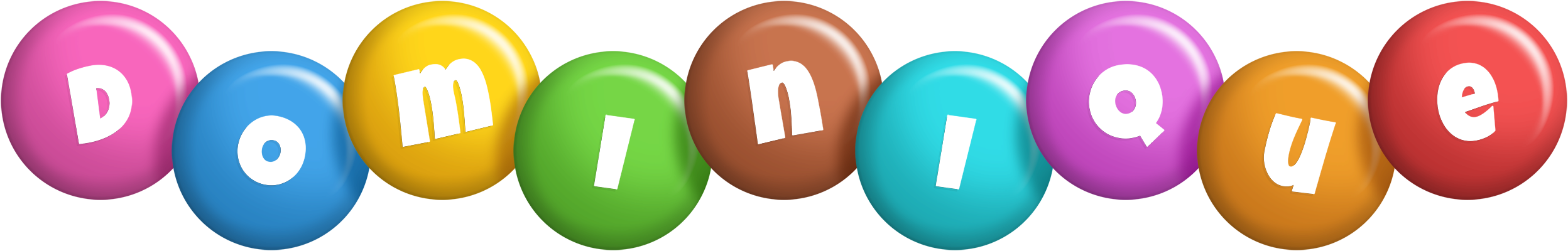 Dominique candy logo