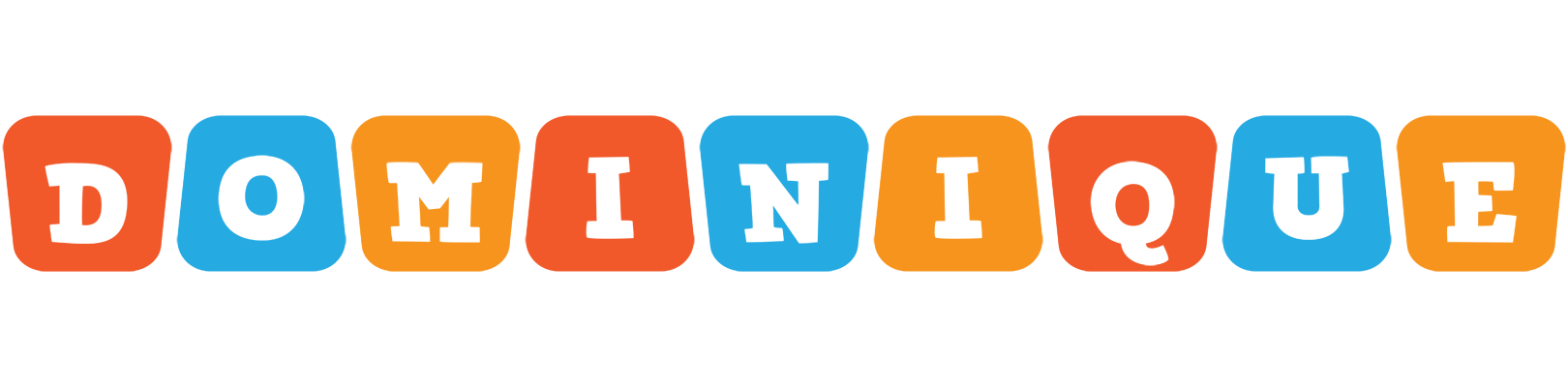 Dominique comics logo