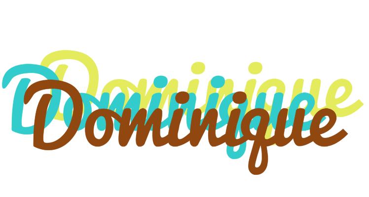 Dominique cupcake logo