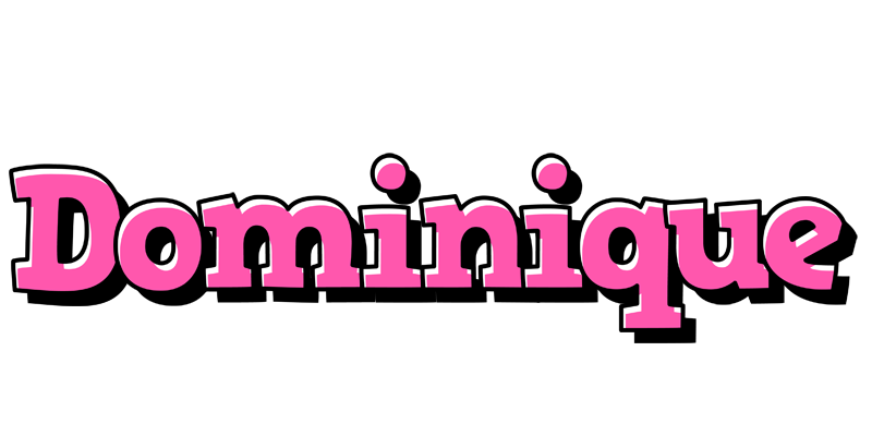 Dominique girlish logo