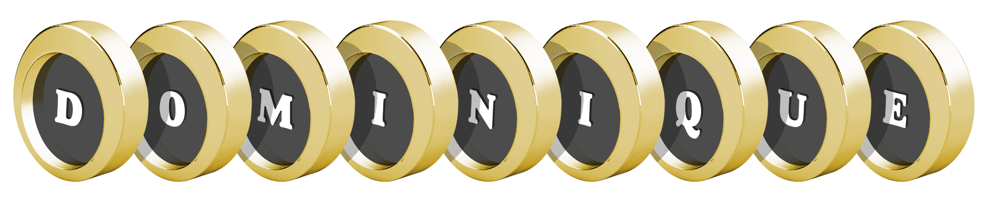 Dominique gold logo