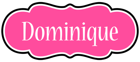 Dominique invitation logo