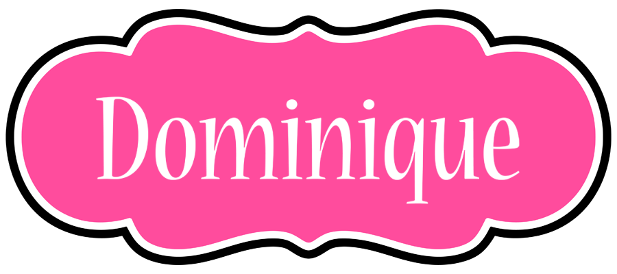 Dominique invitation logo
