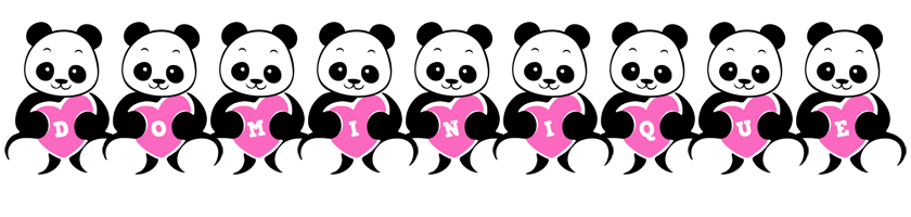 Dominique love-panda logo