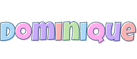 Dominique pastel logo