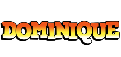 Dominique sunset logo