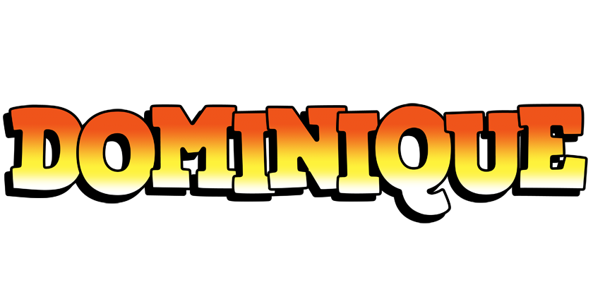 Dominique sunset logo