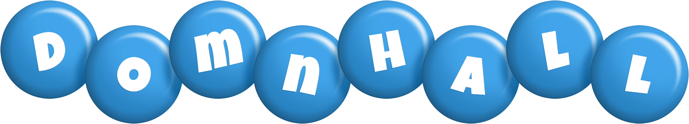 Domnhall candy-blue logo