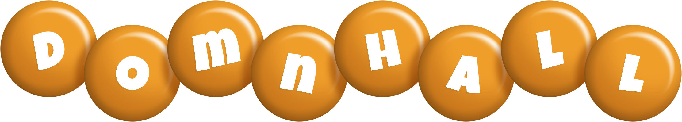 Domnhall candy-orange logo