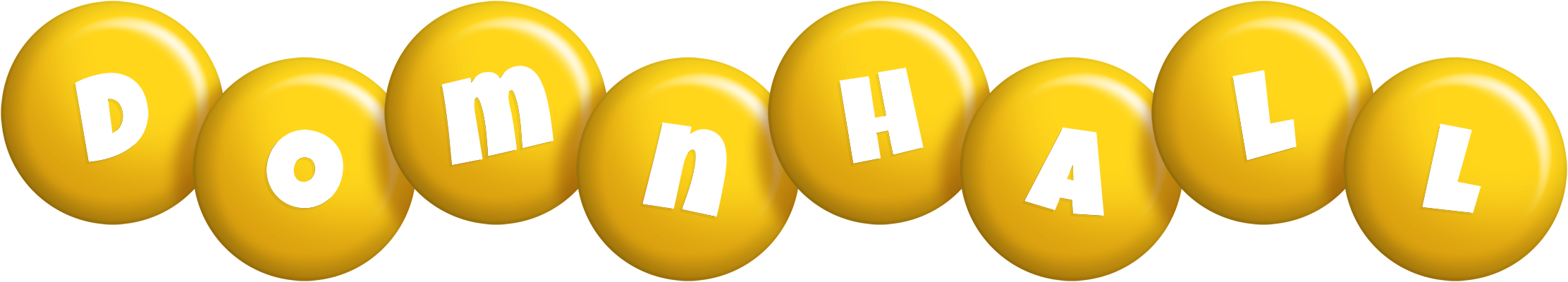 Domnhall candy-yellow logo