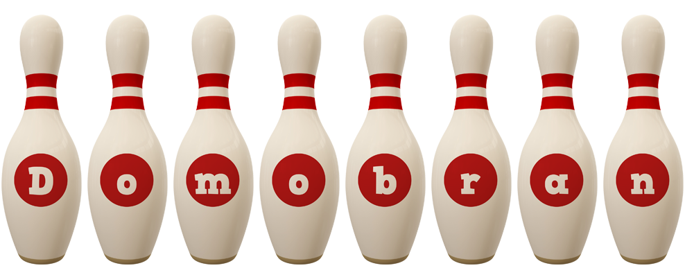 Domobran bowling-pin logo