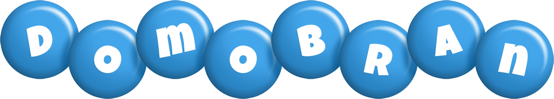 Domobran candy-blue logo