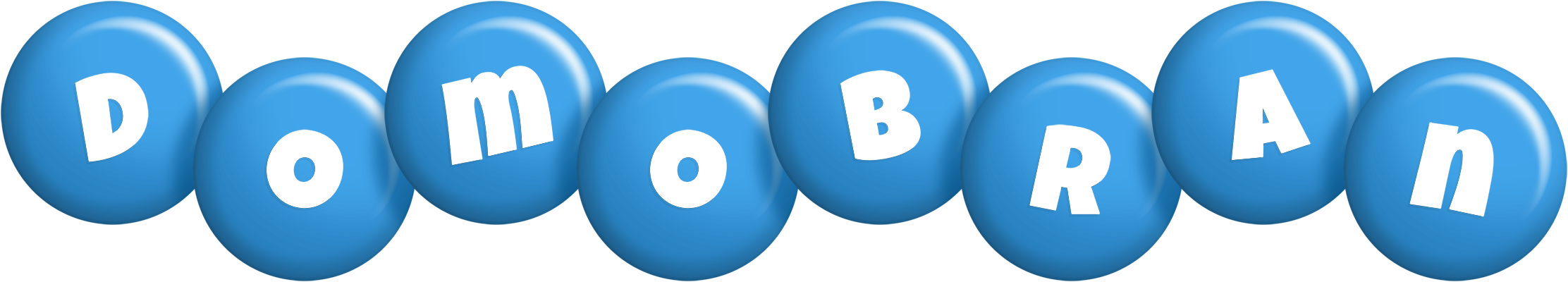 Domobran candy-blue logo
