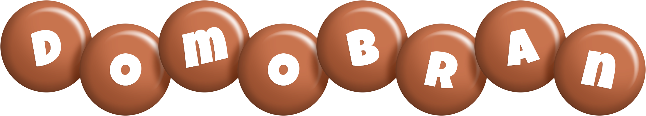 Domobran candy-brown logo
