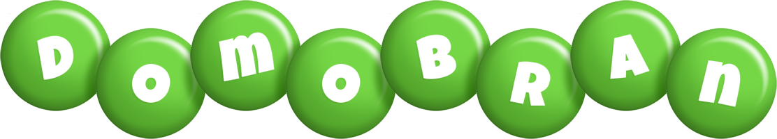 Domobran candy-green logo