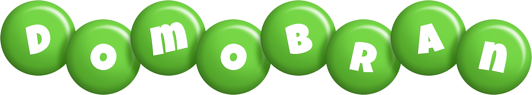 Domobran candy-green logo