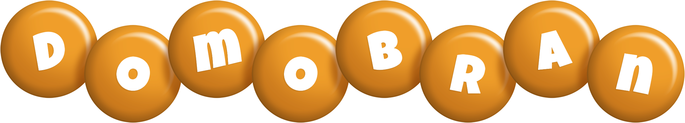 Domobran candy-orange logo
