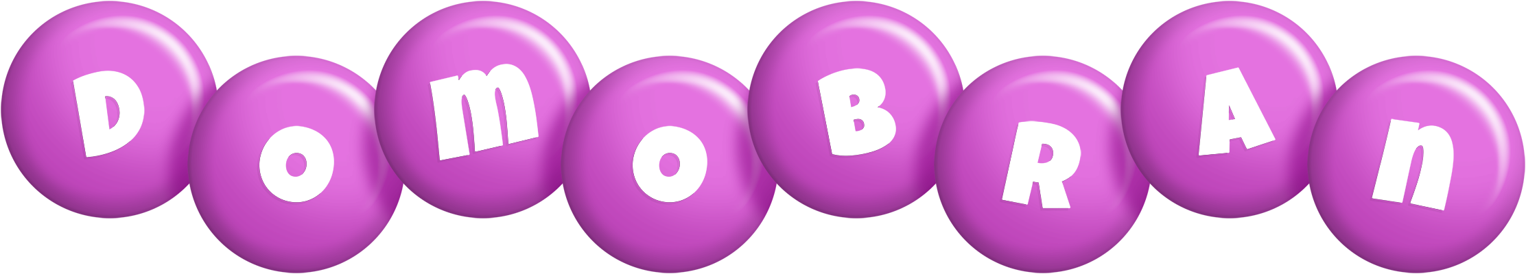 Domobran candy-purple logo