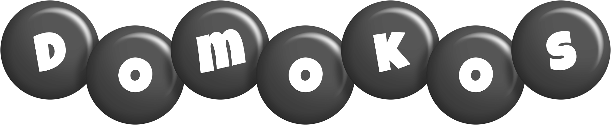 Domokos candy-black logo