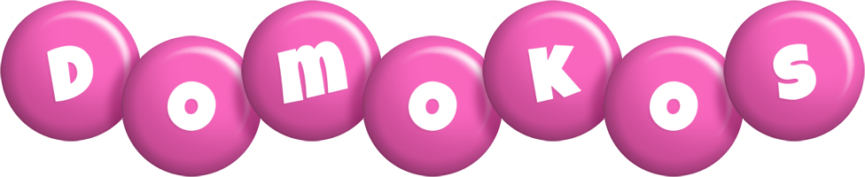 Domokos candy-pink logo