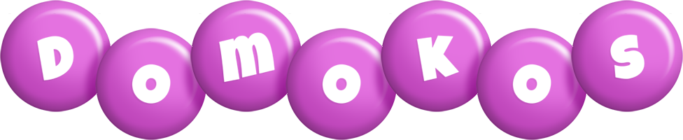 Domokos candy-purple logo