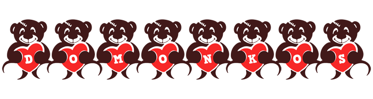 Domonkos bear logo