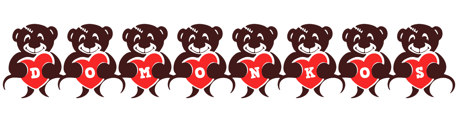 Domonkos bear logo