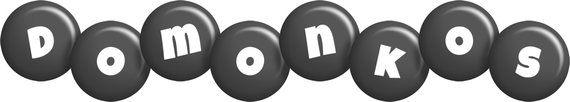 Domonkos candy-black logo