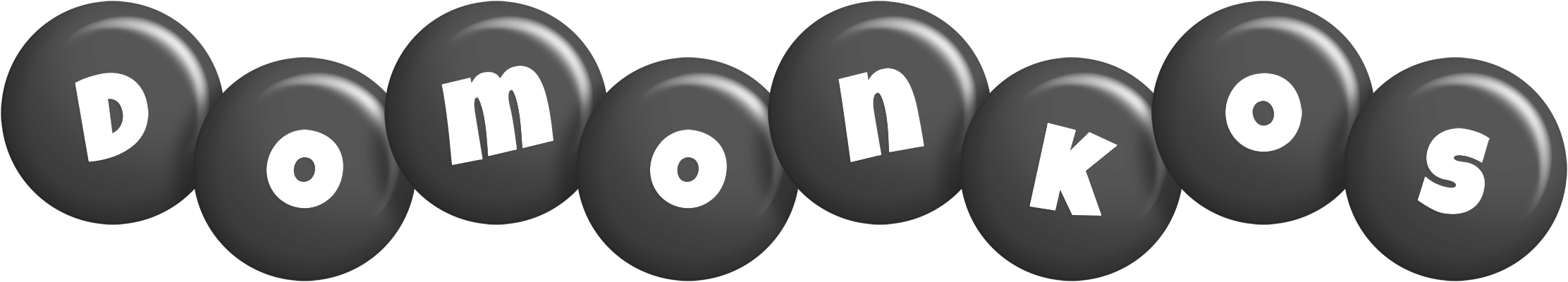 Domonkos candy-black logo