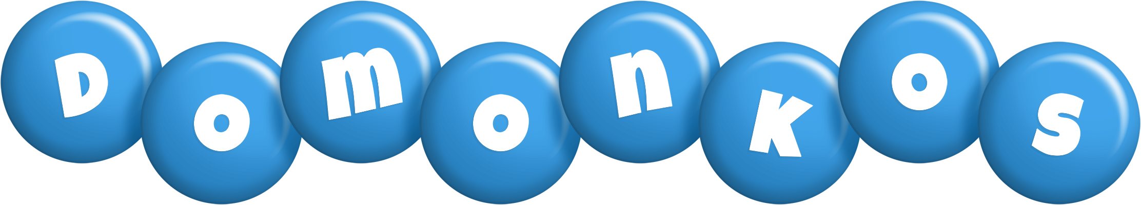 Domonkos candy-blue logo
